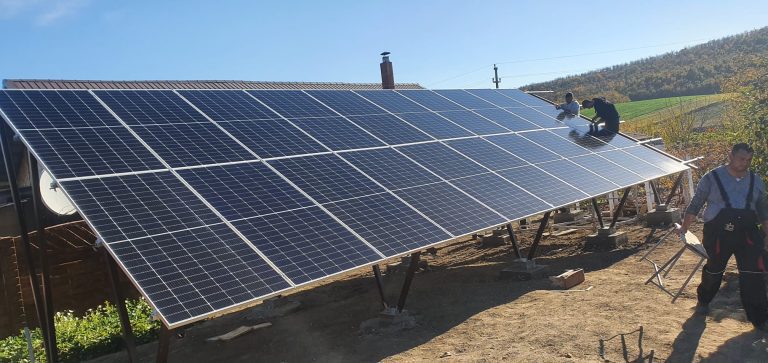 Sistem fotovoltaic 30 kW montat de SolarSud