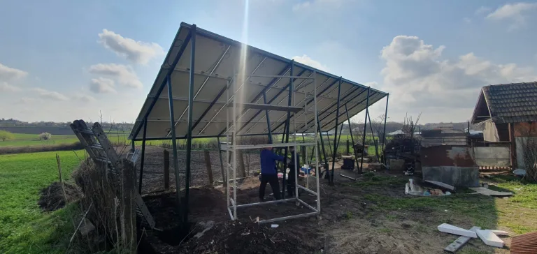 Sistem fotovoltaic 20 kW montat de SolarSud
