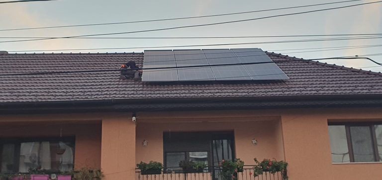Sistem fotovoltaic 8 kW montat de SolarSud